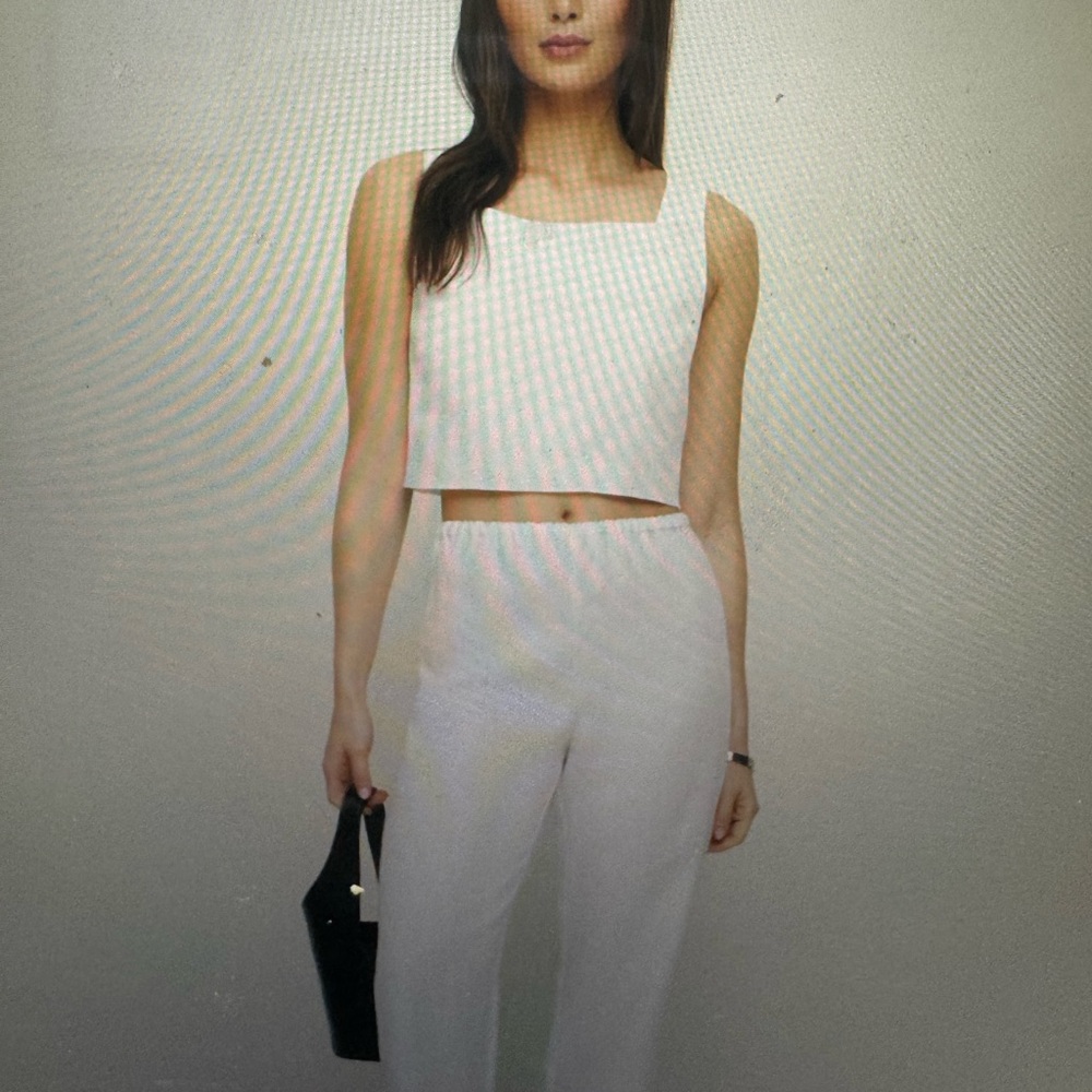 Reformation Remi Cropped Linen Pants xs. NWT